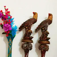 مجسمه عقاب و گلدون