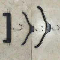 چوب لباسی چوبکار لوکس فلزی شلواری دامنی۳کاره رنگی