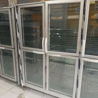 یخچال شش درب ،قفسه استند، فریزر شش درب، سوپر مارکت