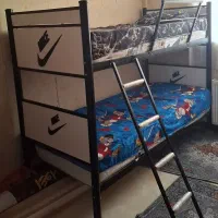 تخت دو طبقه فلزی سالم و محکم