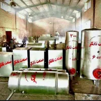 منبع مخزن کویلدار دوجداره سختیگیر آبگرمکن صنعتی