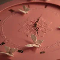 ساعت دیواری پروانه