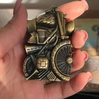 فندک زیپو اصلی طرح موتور مدل آزادی حرکت با موتور