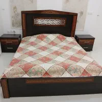 سرویس تخت دونفره چوب