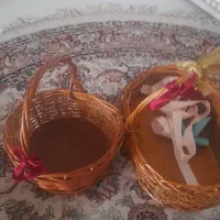 دوعددسبدچوبی وظرف سرامیک