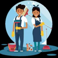 تعدادی کارگر ساده نظافتچی