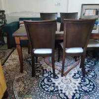 میز و صندلی نهارخوری 6نفره درحدنوچوب مرغوب