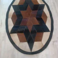 فرش بیضی پوست طبیعی