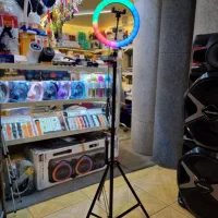 پخش رینگ لایت عکاسی ۷ رنگ با پایه