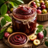 رب آلوچه محلی و خانگی