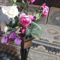 گلدان و گل تزئینی|گل مصنوعی|همدان, |دیوار