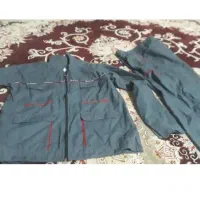 لباس کار دوتیکه سایز لارج نو