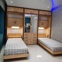 تولید انواع تخت کم جا(یک نفره و دونفره)