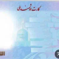 کارت ملی بنام برمشوری گم کردم