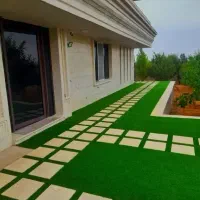 چمن مصنوعی بین موزائیک