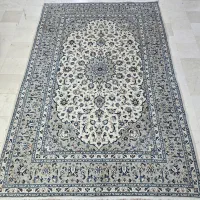 فرش دستباف ۶ متری کاشان کرم فیلی