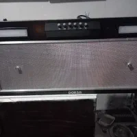 هودد اشپز خانه دو فن قوی نئون دار  نو بدون کار کرد