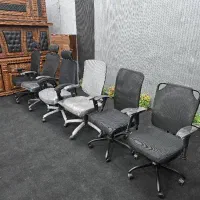 صندلی اداری فرم دار توری مدیریتی کارمندی