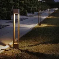چراغ حیاطی و ویلایی ارتفاع 80 سانتیمتر گالوانیزه