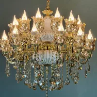 لوستر دوگـ‌ـل 2‌0 شعله/طرح تعویض لوستر کهنه با نو