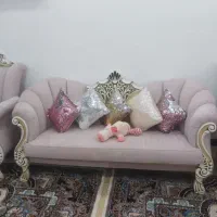 مبل نیم ست 9 نفره  سفارشی پارچه ترک