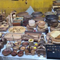 نمایشگاه غرفه ظروف چوبی، سرامیکی، کپو بافی