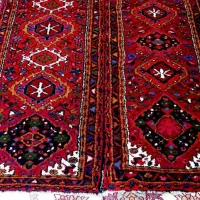 یک جفت فرش دستبافت کناره بارماخ توخوش۷۵در ۲۰۵