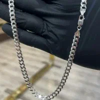 زنجیرنقره ایتالیا۶۰سانت ۵۰گرم درشت محکم