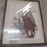 قاب عکس قدیمی برنزی یا برنجی
