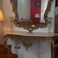 بزرگترین سایز آینه و کنسول برنز ۴۳ کیلو خالص