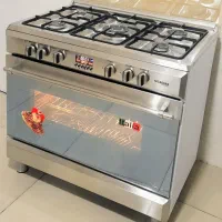 اجاق گاز فردار تمام استیل   تکنو  دیجیتالی  در حد