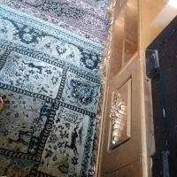 میز تلویزیون چوبی طلایی
