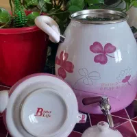 کتری سماوری و قوری لعابی
