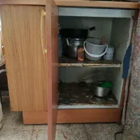 کابینت فلزی با درب ام دی اف