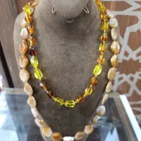 گردنبند کهربا زنانه