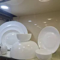 سرویس ۲۶ پارچه گلدن اپال رنگ سفید
