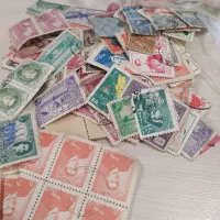 تمبر قدیمی با مهر و بدون مهر|کلکسیون سکه، تمبر، اسکناس|تهران, نعمتآباد|دیوار