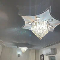 لوستر کریستالی گرد