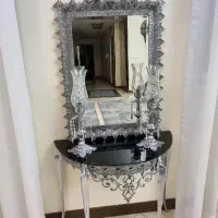 آینه و شمعدان شیک قدیمی