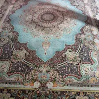 یک جفت فرش ۹ متری محتشم طرح بهشت /در حد نو