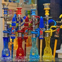 ست کامل قلیان برنجی اصل