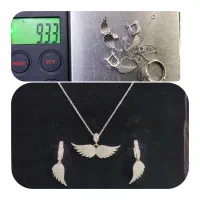 سرویس نقره طرح بال فرشته
