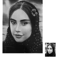 سفارش طراحی چهره (سیاه‌قلم )