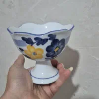 بشقاب ملامین و بستنی خوری گلپنبه