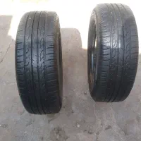 سلام یک جفت لاستیک ۱۸۵ درحد نو تمیز تمیز