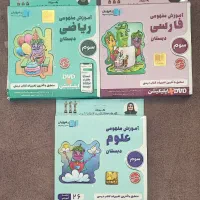 DVD آموزش مفهومی ریاضی، علوم، فارسی سوم ابتدایی