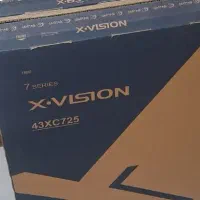 فروش تلویزیون بسیار کم کار xvision مدل 43xc725