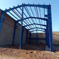 اجرای شیروانی پوشش ورق و سوله