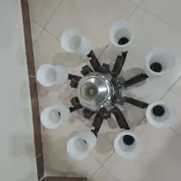 لوستر طرح چوب ۸ شاخه