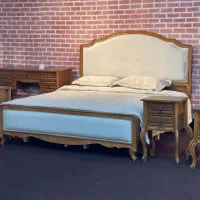 حراج تخت سرویسخواب نوجوان میز آرایش چوب پارچه